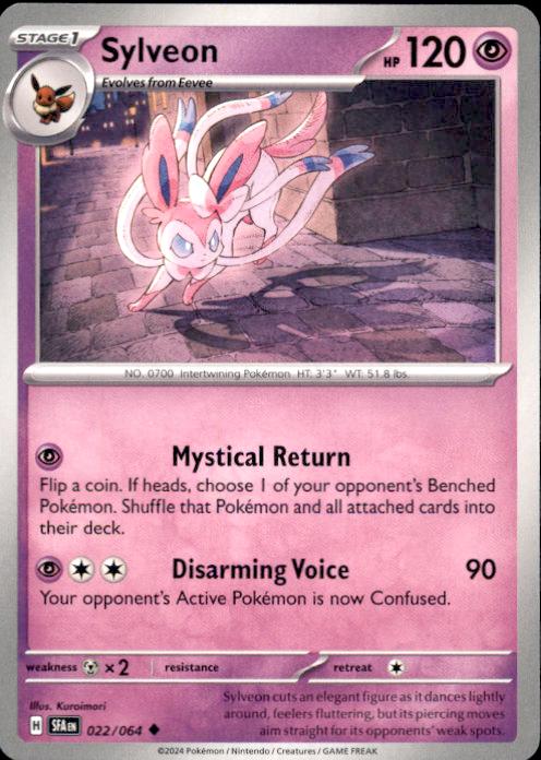 Sylveon – Shrouded Fable #022/064 Pokémon Card – Shrouded Fable