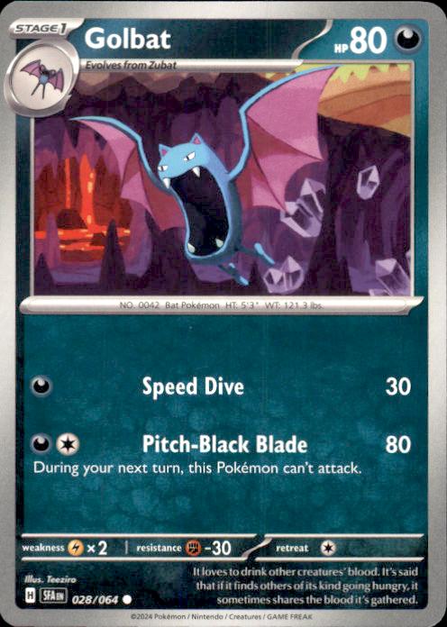 Golbat – Shrouded Fable #028/064 Pokémon Card – Shrouded Fable