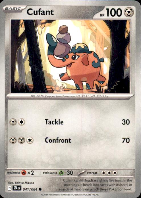 Cufant – Shrouded Fable #041/064 Pokémon Card – Shrouded Fable