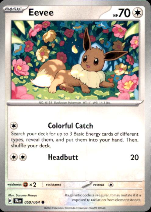Eevee – Shrouded Fable #050/064 Pokémon Card – Shrouded Fable