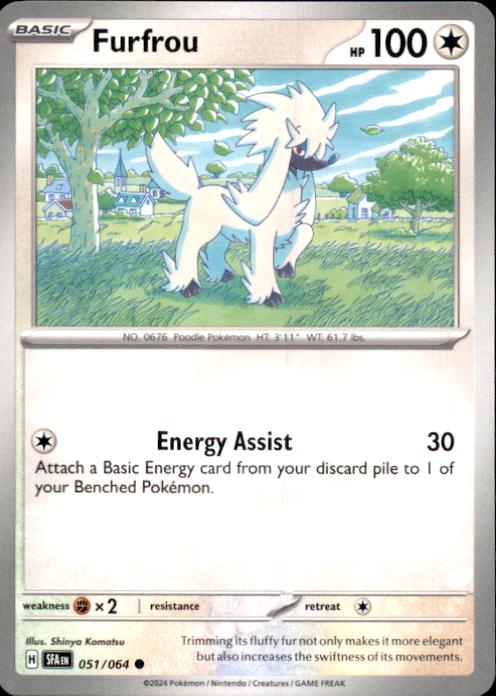 Furfrou – Shrouded Fable #051/064 Pokémon Card – Shrouded Fable