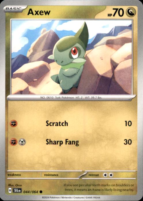 Axew – Shrouded Fable #044/064 Pokémon Card – Shrouded Fable