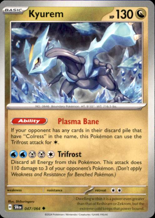 Kyurem – Shrouded Fable #047/064 Pokémon Card – Shrouded Fable