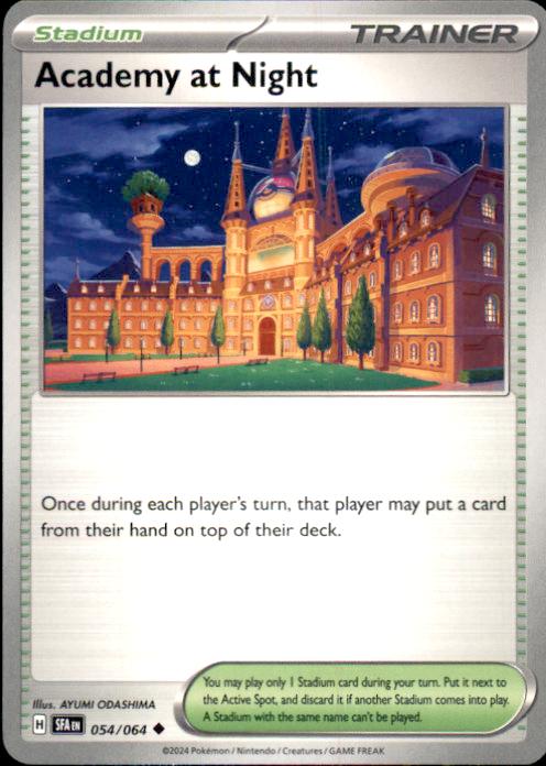 Academy at Night – Shrouded Fable #054/064 Pokémon Card – Shrouded Fable