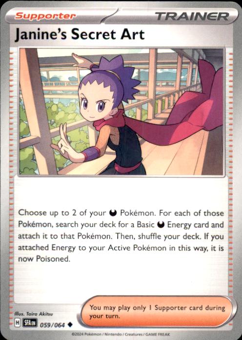 Janine's Secret Art – Shrouded Fable #059/064 Pokémon Card – Shrouded Fable