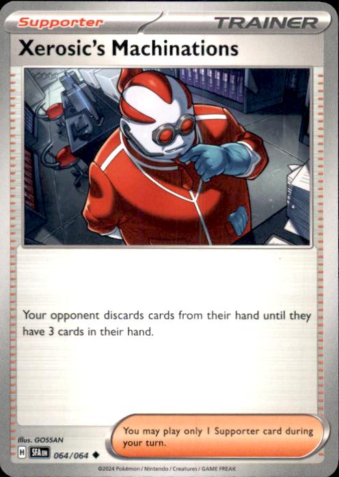 Xerosic's Machinations – Shrouded Fable #064/064 Pokémon Card – Shrouded Fable