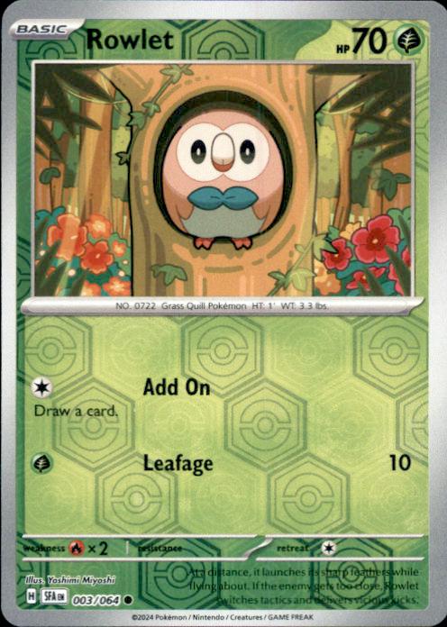 SV: Shrouded Fable- #003/064 Rowlet