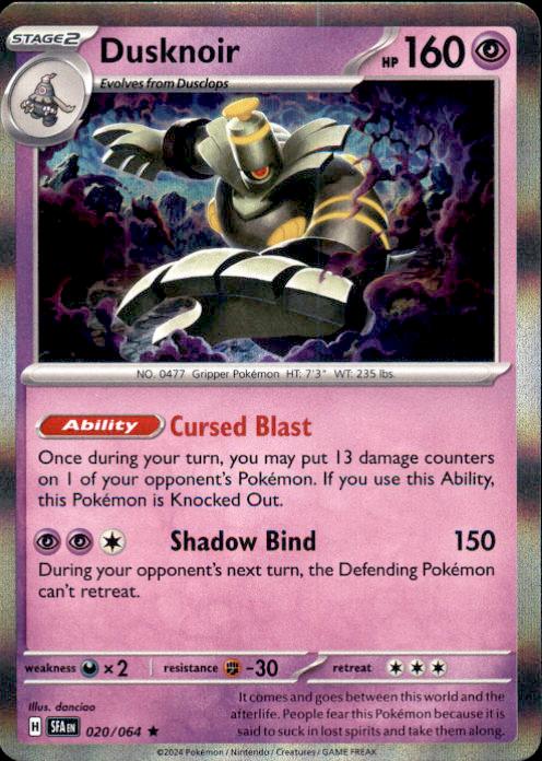 SV: Shrouded Fable- #020/064 Dusknoir