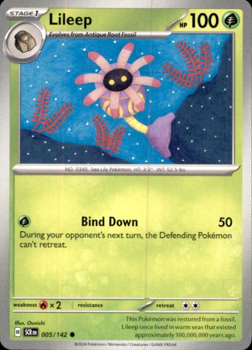 SV07: Stellar Crown- #005/142 Lileep