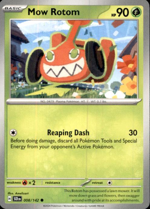 SV07: Stellar Crown- #008/142 Mow Rotom