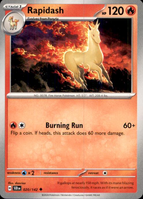 SV07: Stellar Crown- #020/142 Rapidash