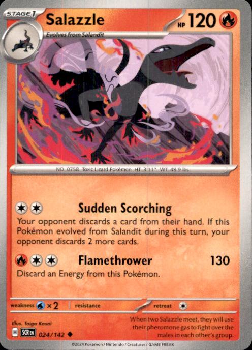 SV07: Stellar Crown- #024/142 Salazzle