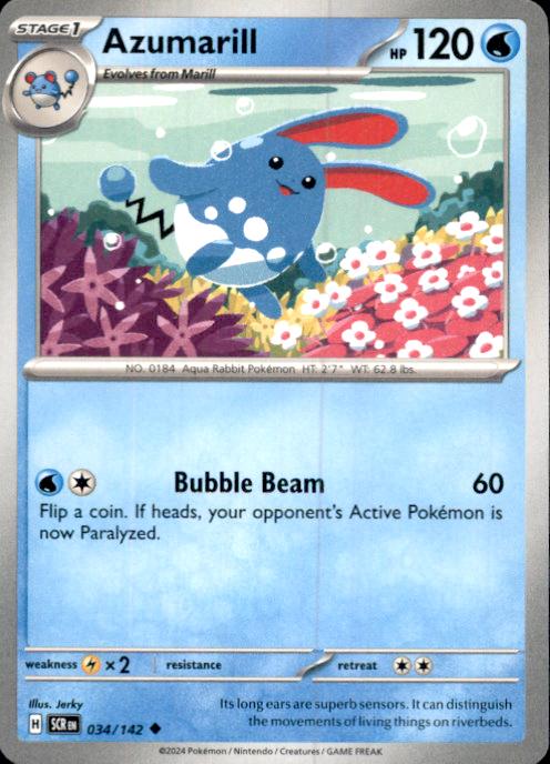SV07: Stellar Crown- #034/142 Azumarill