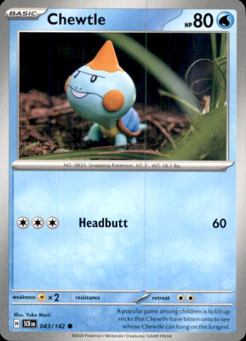 SV07: Stellar Crown- #043/142 Chewtle