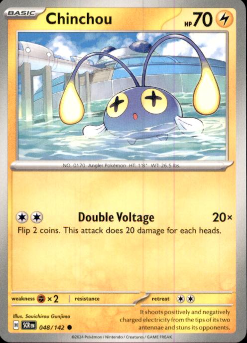 SV07: Stellar Crown- #048/142 Chinchou