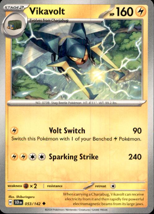 SV07: Stellar Crown- #053/142 Vikavolt