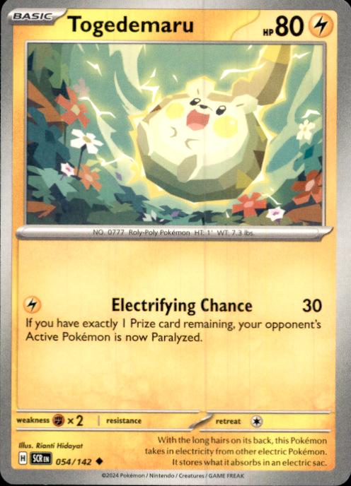 SV07: Stellar Crown- #054/142 Togedemaru