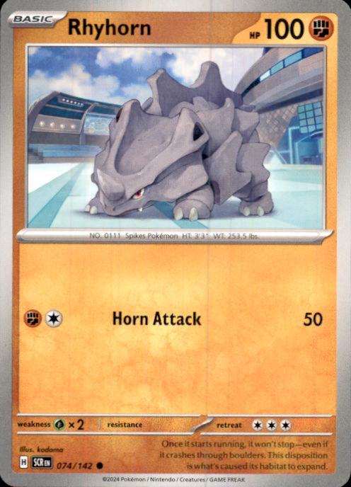SV07: Stellar Crown- #074/142 Rhyhorn