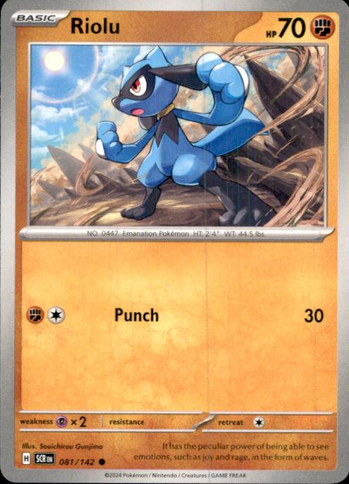 SV07: Stellar Crown- #081/142 Riolu
