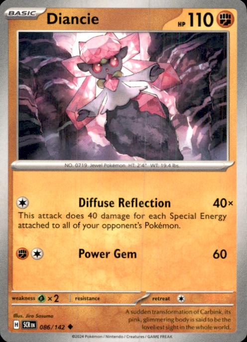 SV07: Stellar Crown- #086/142 Diancie