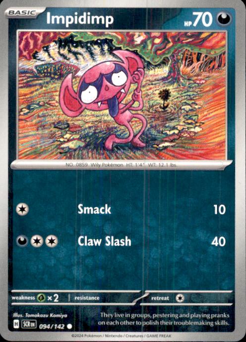 SV07: Stellar Crown- #094/142 Impidimp