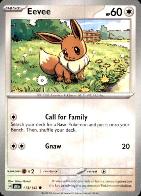 SV07: Stellar Crown- #113/142 Eevee