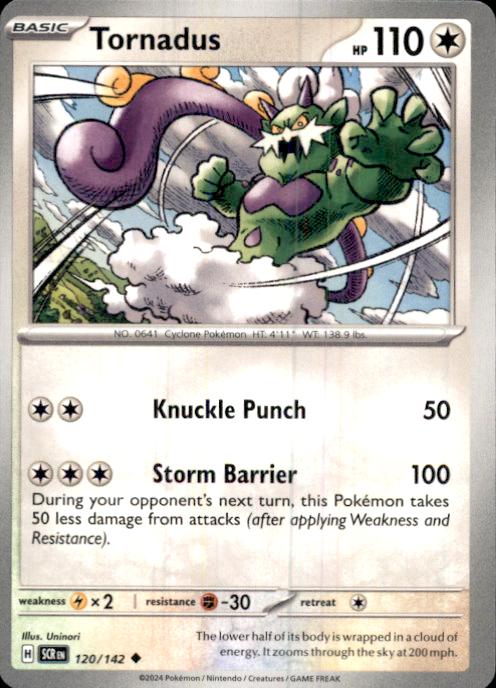 SV07: Stellar Crown- #120/142 Tornadus