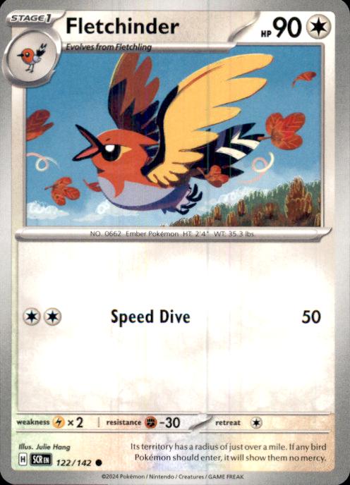 SV07: Stellar Crown- #122/142 Fletchinder