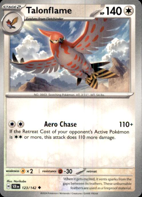 SV07: Stellar Crown- #123/142 Talonflame