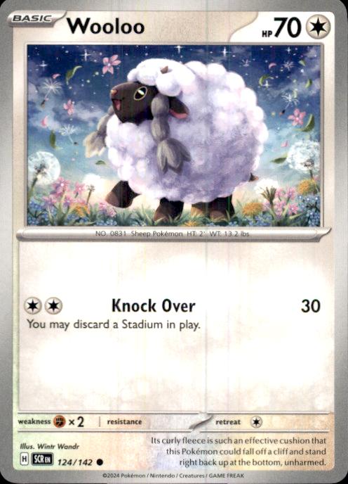 SV07: Stellar Crown- #124/142 Wooloo