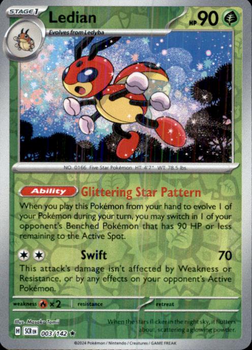 SV07: Stellar Crown- #003/142 Ledian