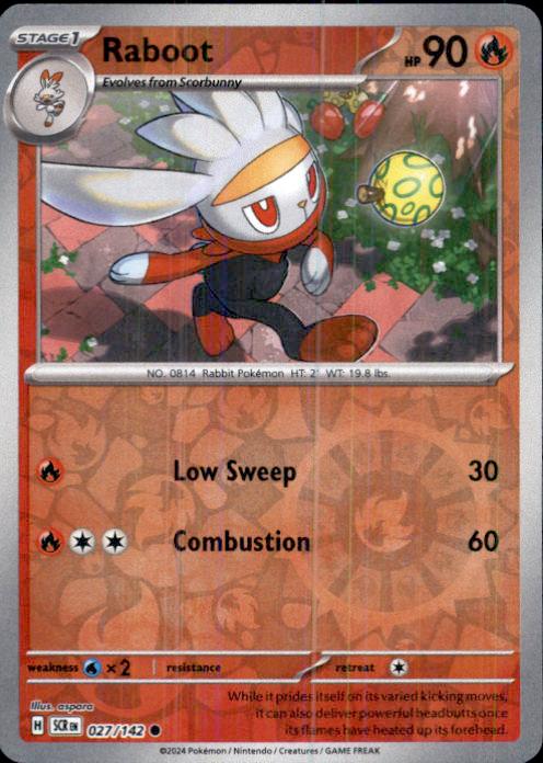 SV07: Stellar Crown- #027/142 Raboot