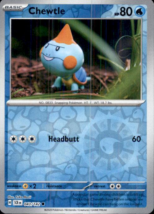 SV07: Stellar Crown- #043/142 Chewtle