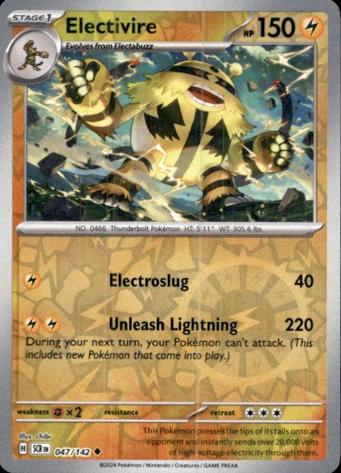 SV07: Stellar Crown- #047/142 Electivire