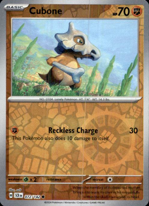 SV07: Stellar Crown- #072/142 Cubone