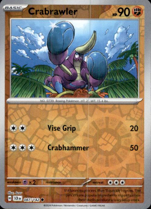 SV07: Stellar Crown- #087/142 Crabrawler