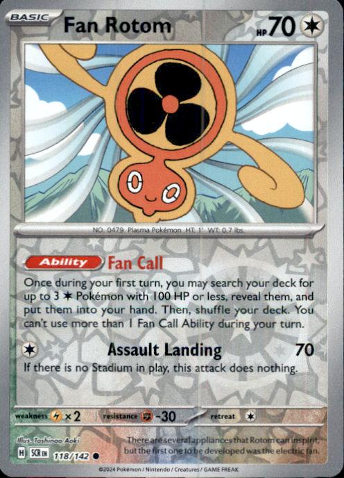 SV07: Stellar Crown- #118/142 Fan Rotom
