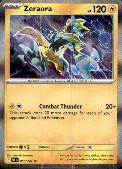 SV07: Stellar Crown- #055/142 Zeraora