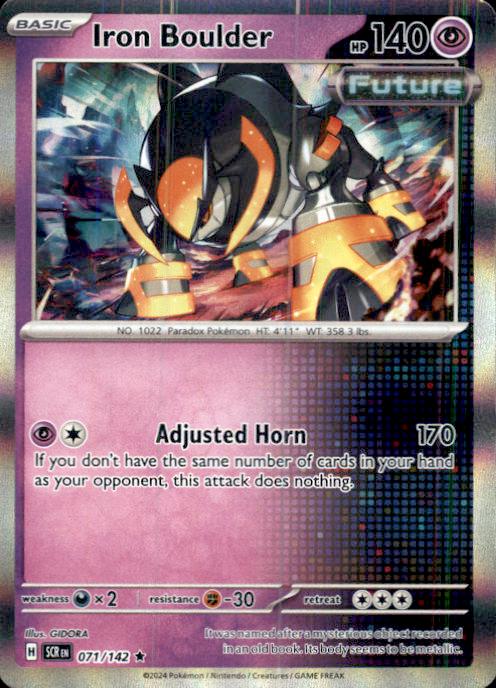 SV07: Stellar Crown- #071/142 Iron Boulder