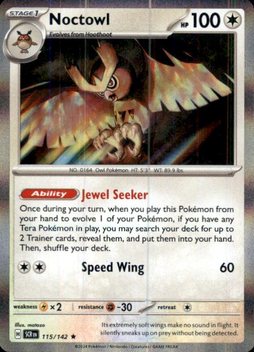SV07: Stellar Crown- #115/142 Noctowl