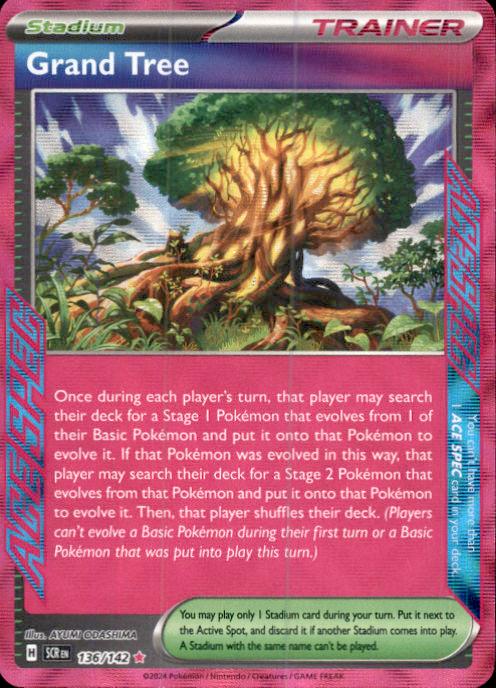SV07: Stellar Crown- #136/142 Grand Tree