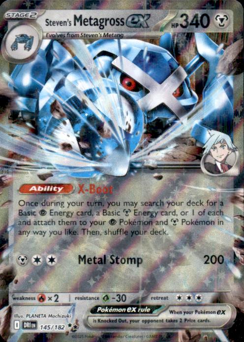 SV10: Destined Rivals- #145/182 Steven's Metagross ex