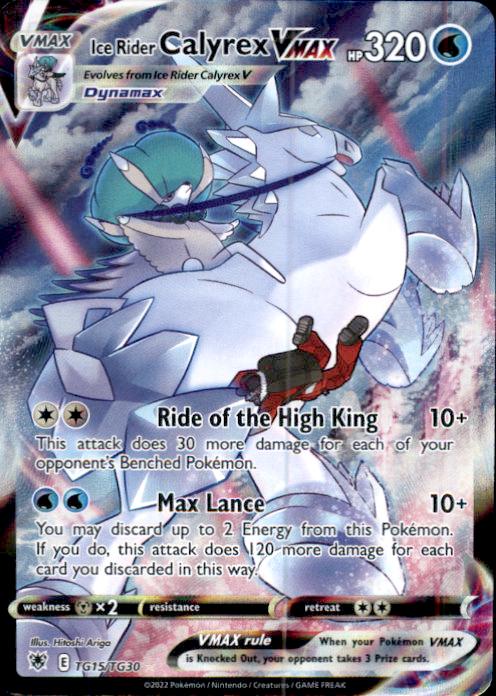 SWSH10: Astral Radiance Trainer Gallery- #TG15/TG30 Ice Rider Calyrex VMAX