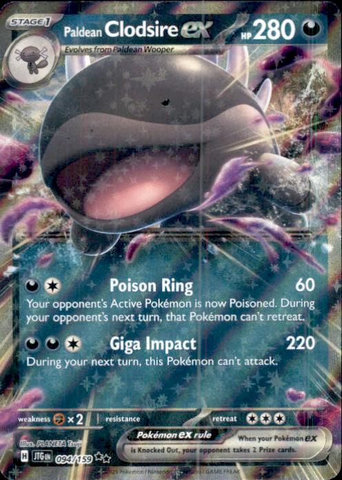 SV09: Journey Together- #094/159 Paldean Clodsire ex