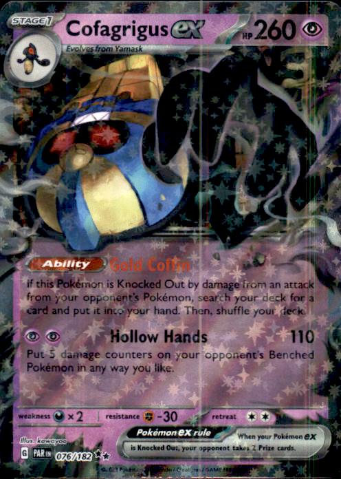 SV04: Paradox Rift- #076/182 Cofagrigus ex