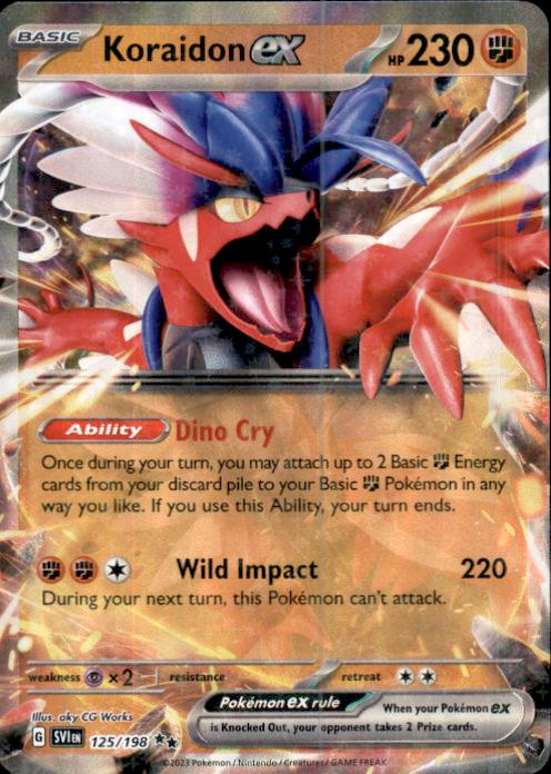 SV01: Scarlet & Violet Base Set- #125/198 Koraidon ex
