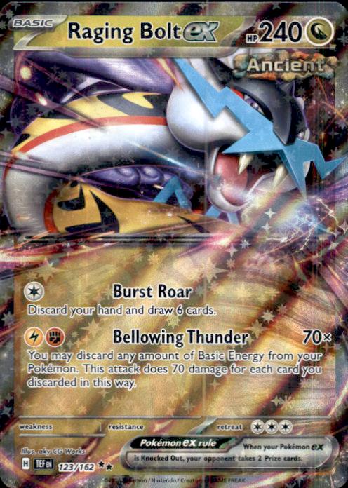 SV05: Temporal Forces- #123/162 Raging Bolt ex