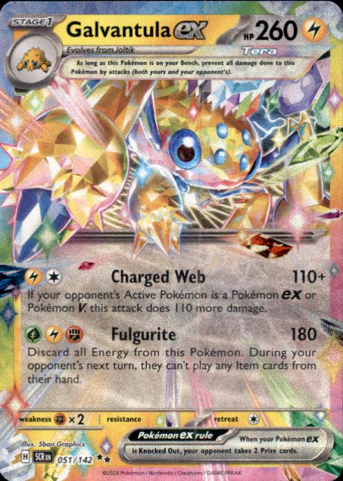 SV07: Stellar Crown- #051/142 Galvantula ex