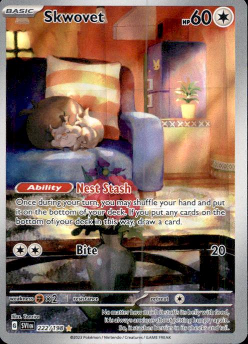 SV01: Scarlet & Violet Base Set- #222/198 Skwovet