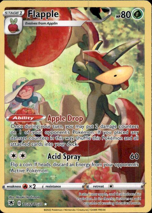 SWSH10: Astral Radiance Trainer Gallery- #TG02/TG30 Flapple